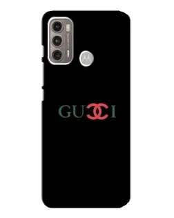 Чехол для Motorola MOTO G60 с картинкой «Gucci — красный градиент»