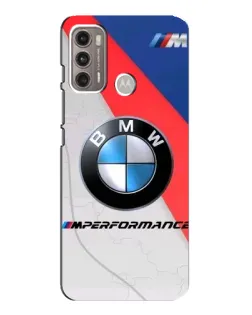 Чехол для Motorola MOTO G60 с картинкой «BMW Performance стиль»