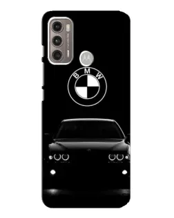 Чехол для Motorola MOTO G60 с картинкой «BMW — взгляд из темноты»