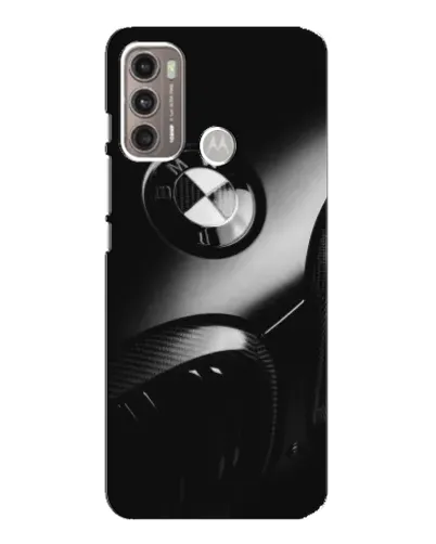 Чехол для Motorola MOTO G60 с картинкой «Эмблема BMW — макро»