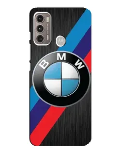Чехол для Motorola MOTO G60 с картинкой «BMW M-stripes стиль»