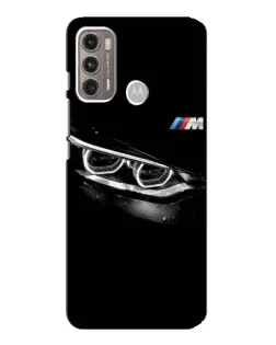 Чехол для Motorola MOTO G60 с картинкой «BMW — взгляд тигра»