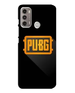 Чехол для Motorola MOTO G60 с картинкой «PUBG — рамка лого»