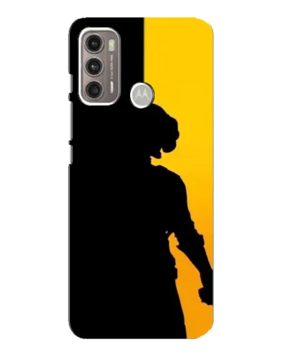 Чехол для Motorola MOTO G60 с картинкой «Тень воина PUBG»