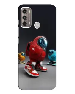 Чехол для Motorola MOTO G60 с картинкой «Among Us — 3D стиль»