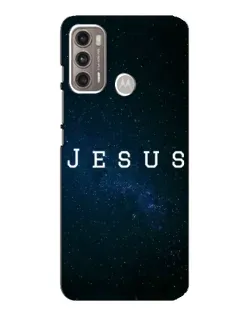 Чехол для Motorola MOTO G60 с картинкой «Звездное небо Jesus»