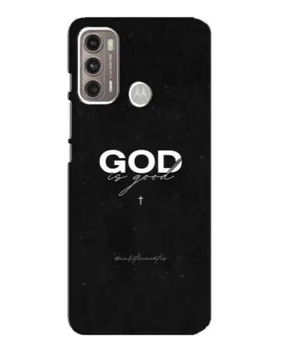 Чехол для Motorola MOTO G60 с картинкой «GOD — Бог над всем»