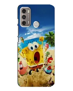Чехол для Motorola MOTO G60 с картинкой «Развлечения на пляже»
