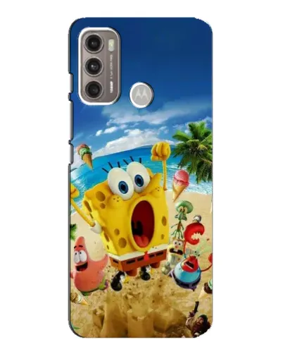 Чехол для Motorola MOTO G60 с картинкой «Развлечения на пляже»
