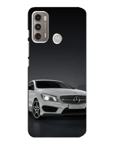 Чехол для Motorola MOTO G60 с картинкой «Mercedes AMG GT Silver»