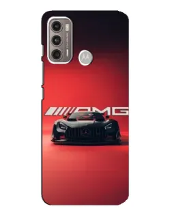 Чехол для Motorola MOTO G60 с картинкой «Mercedes AMG — красная линия»