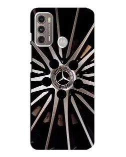 Чехол для Motorola MOTO G60 с картинкой «Диск Mercedes»