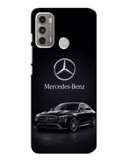 Чехол для Motorola MOTO G60 с картинкой «Mercedes — решетка радиатора»
