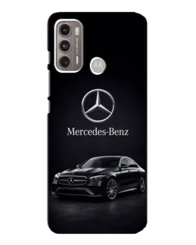 Чехол для Motorola MOTO G60 с картинкой «Mercedes — решетка радиатора»