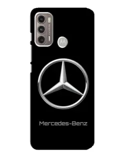 Чехол для Motorola MOTO G60 с картинкой «Mercedes Silver Logo»