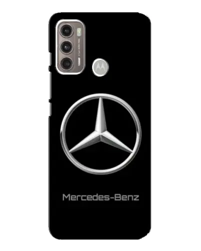 Чехол для Motorola MOTO G60 с картинкой «Mercedes Silver Logo»