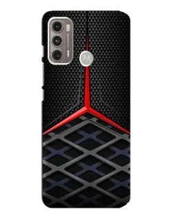 Чехол для Motorola MOTO G60 с картинкой «Mercedes Carbon Grid»