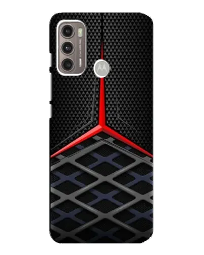 Чехол для Motorola MOTO G60 с картинкой «Mercedes Carbon Grid»