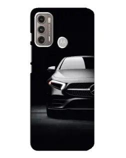 Чехол для Motorola MOTO G60 с картинкой «Свет фар Mercedes»
