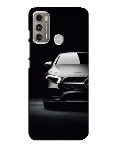 Чехол для Motorola MOTO G60 с картинкой «Свет фар Mercedes»