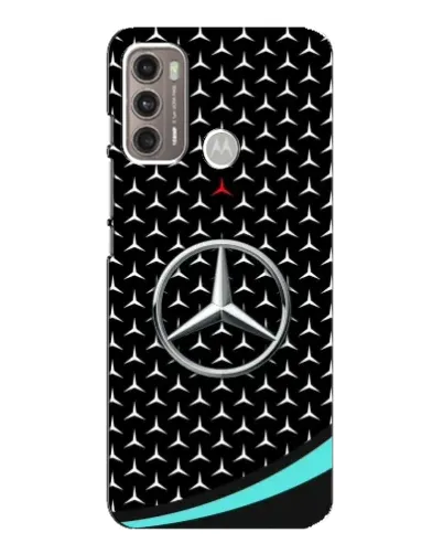 Чехол для Motorola MOTO G60 с картинкой «Mercedes — бирюзовый акцент»