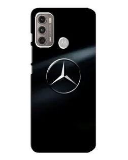Чехол для Motorola MOTO G60 с картинкой «Mercedes на металле»