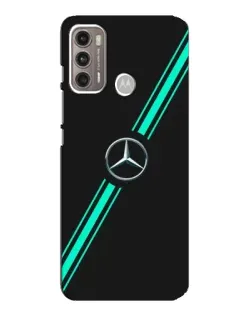 Чехол для Motorola MOTO G60 с картинкой «Спортивные линии Mercedes»