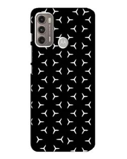 Чехол для Motorola MOTO G60 с картинкой «Mercedes паттерн звезд»