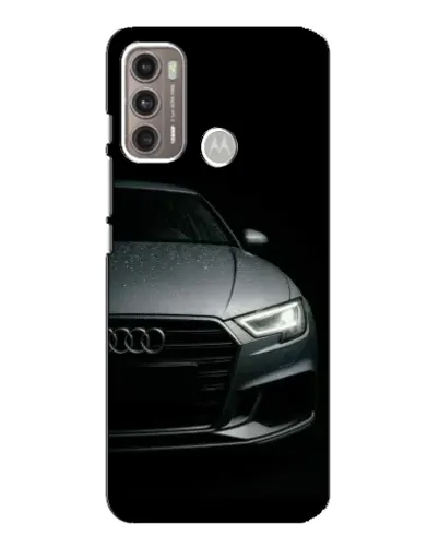 Чехол для Motorola MOTO G60 с картинкой «Audi — детализация кузова»