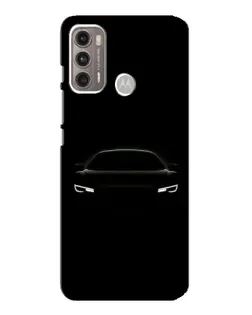 Чехол для Motorola MOTO G60 с картинкой «Взгляд Audi в темноте»