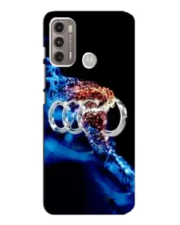 Чехол для Motorola MOTO G60 с картинкой «Энергия лого Audi»