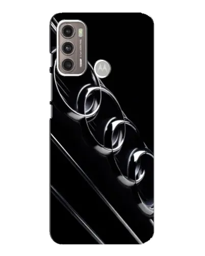 Чехол для Motorola MOTO G60 с картинкой «Audi — абстрактные кольца»