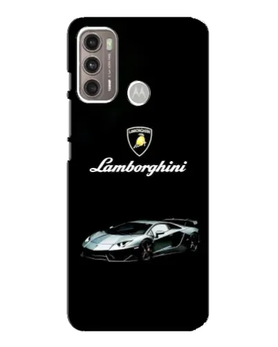 Чехол для Motorola MOTO G60 с картинкой «Логотип Lamborghini классика»