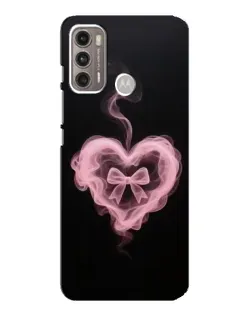 Чехол для Motorola MOTO G60 с картинкой «Дымчатое сердце»