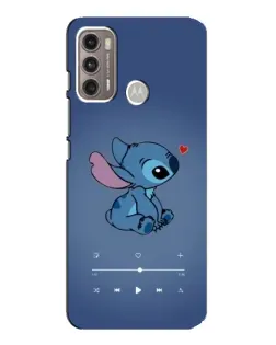 Чехол для Motorola MOTO G60 с картинкой «Музыкальный Stitch»