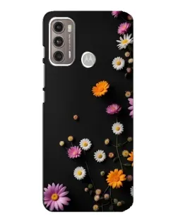 Чехол для Motorola MOTO G60 с картинкой «Цветочная композиция»