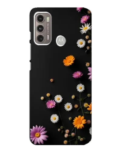 Чехол для Motorola MOTO G60 с картинкой «Цветочная композиция»