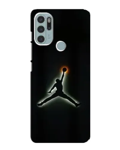 Чехол для Motorola MOTO G60s с картинкой «Jordan Gradient Logo»