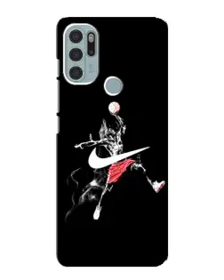 Чехол для Motorola MOTO G60s с картинкой «Jordan Jumpman»