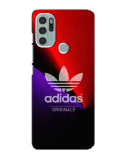 Чехол для Motorola MOTO G60s с картинкой «Adidas Red Neon»