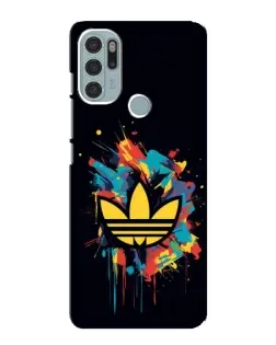 Чехол для Motorola MOTO G60s с картинкой «Adidas Splash»