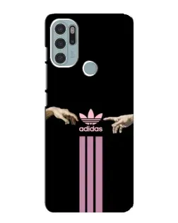 Чехол для Motorola MOTO G60s с картинкой «Adidas Hands»