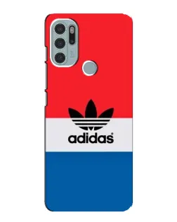 Чехол для Motorola MOTO G60s с картинкой «Adidas Retro Block»