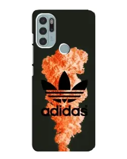 Чехол для Motorola MOTO G60s с картинкой «Adidas Classic White»