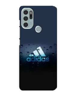 Чехол для Motorola MOTO G60s с картинкой «Adidas Water Drops»
