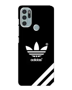 Чехол для Motorola MOTO G60s с картинкой «Adidas с диагональными полосами»