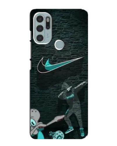 Чехол для Motorola MOTO G60s с картинкой «Спортивный арт Nike»