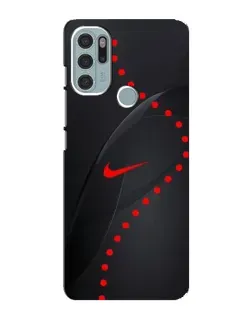 Чехол для Motorola MOTO G60s с картинкой «Абстрактный дизайн Nike»