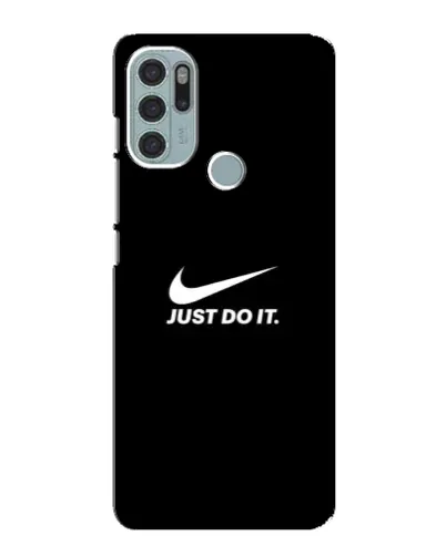 Чехол для Motorola MOTO G60s с картинкой «Минимализм от Nike»