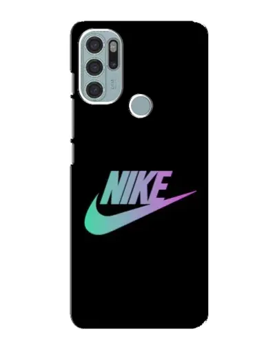 Чехол для Motorola MOTO G60s с картинкой «Nike — городская ночь»